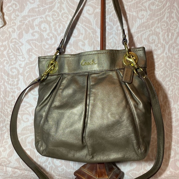 Coach Ashley Pewter Shoulder/Crossbody Bag - Picture 11 of 12